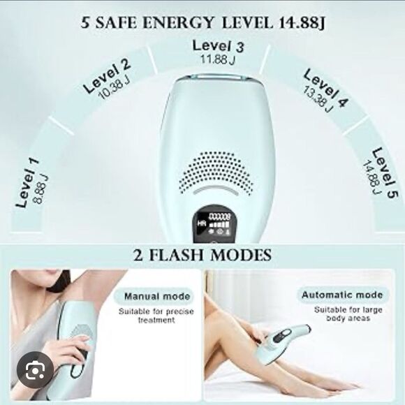 Deess IPL Beauty Device, hair removal, skin rejuvenation & acne treatment NIB - Picture 5 of 5